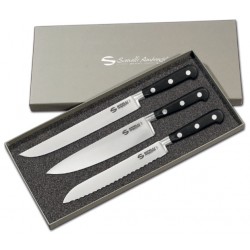 Chef - Scatola regalo, 6 coltelli costata lisci 3385.111 - Sanelli