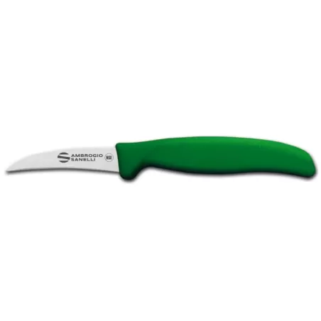 Supra - Coltello verdura Cm. 7 sfuso in BOX da 50 pezzi Verde - Sanelli Ambrogio