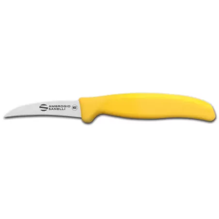 Supra - Coltello verdura Cm. 7 sfuso in BOX da 50 pezzi Giallo - Sanelli Ambrogio