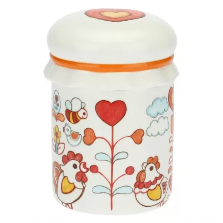 Barattolo arancione Folk - Thun