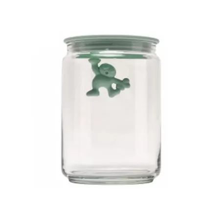 Gianni a little man holding on tight, Barattolo ermetico - Alessi