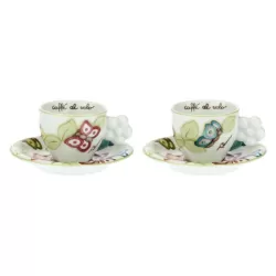 Set 2 tazzine caffè Farfalle in Festa - Thun