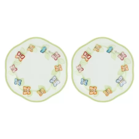 Set 2 piattini dessert Farfalle in Festa - Thun