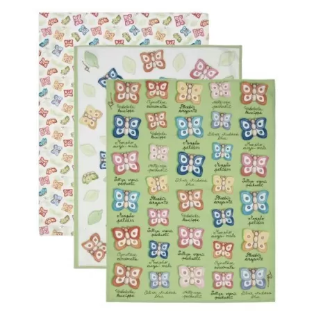 Set 3 canovacci Farfalle in Festa - Thun