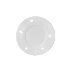 CONFEZIONE PARALUME+PIATTO GRANDE WHITE HEART