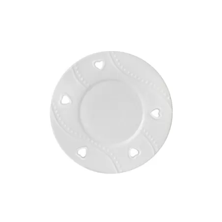 CONFEZIONE PARALUME+PIATTO GRANDE WHITE HEART