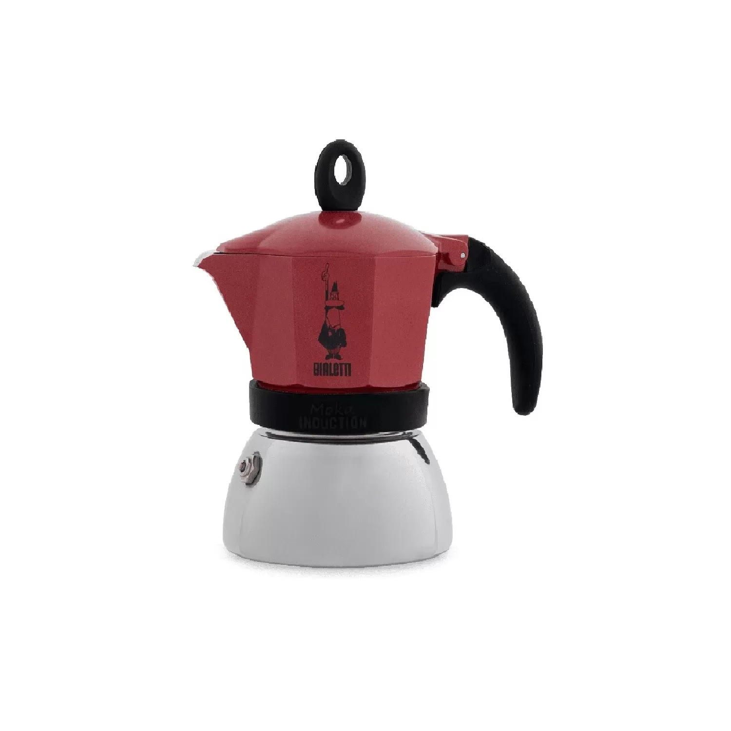 Bialetti Caffettiera Moka Express Rossa - 6 Tazze