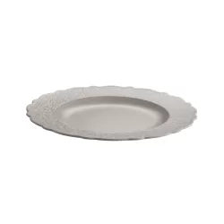 Dressed Air, Piatto Piano Warm Grey - Alessi