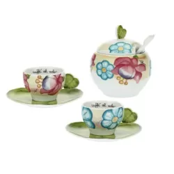 Confezione 2 tazzine espresso con zuccheriera, Cerimonia - Thun