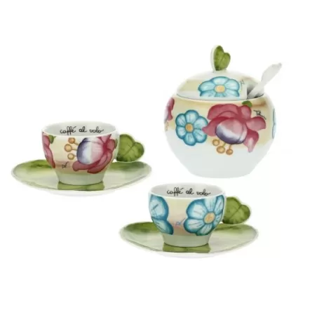 Confezione 2 tazzine espresso con zuccheriera, Cerimonia - Thun