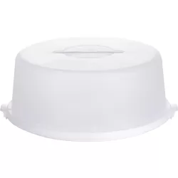 Basic, Contenitore torte 33 cm. bianco translucido - Emsa
