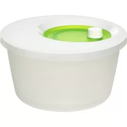 Basic, Centrifuga Insalata 4 lt. bianco/verdee - Emsa