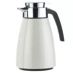 Bell, Caraffa termica quicktip 1 lt. bianco metallizzato - Emsa