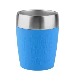 Travel Cup, Bicchiere termico 0,2lt. Acc/blu - Emsa