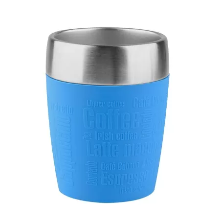 Travel Cup, Bicchiere termico 0,2lt. Acc/blu - Emsa