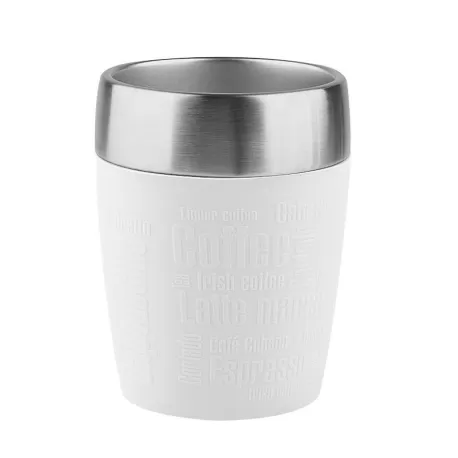 Travel Cup, Travel Cup 0.2lt. Silicon sl./Wh - Emsa