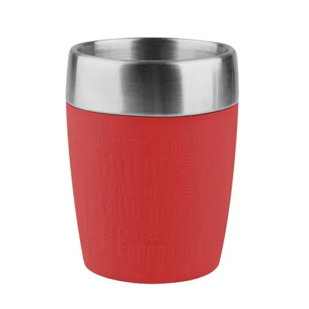 Travel Cup, Travel Cup 0.2lt. Silicon sl./Red - Emsa
