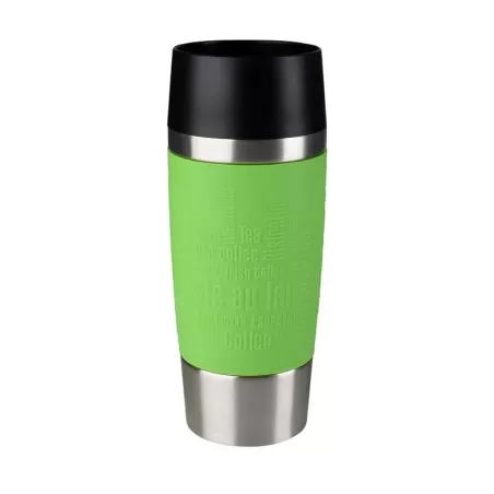 Travel Mug, Bicchiere termico 0,36 lt. Fascia silicone - Emsa