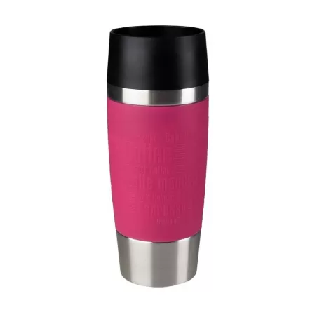 Travel Mug, Bicchiere termico 0,36 lt. Fascia silicone - Emsa