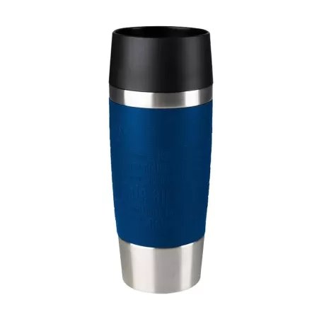 Travel Mug, Bicchiere termico 0,36 lt. Fascia silicone - Emsa