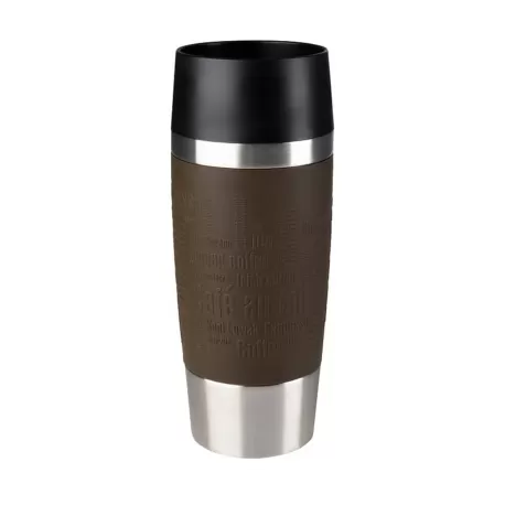Travel Mug, Bicchiere termico 0,36 lt. Fascia silicone - Emsa