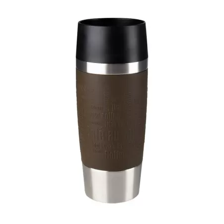 Travel Mug, Bicchiere termico 0,36 lt. Fascia silicone - Emsa