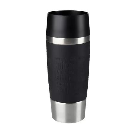 Travel Mug, Bicchiere termico 0,36 lt. Fascia silicone - Emsa