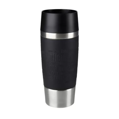 Travel Mug, Bicchiere termico 0,36 lt. Fascia silicone - Emsa