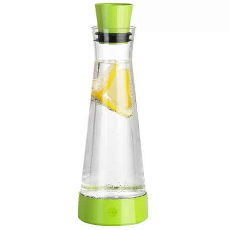 Flow Slim Friends, Caraffa ElementoReffrigerante 1 lt. Vet./verde chiaro  - Emsa