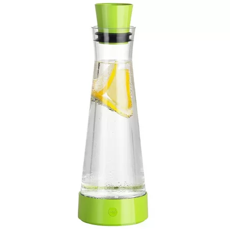Flow Slim Friends, Caraffa ElementoReffrigerante 1 lt. Vet./verde chiaro  - Emsa
