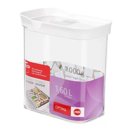 Optima, Contenitore provviste doppia apertura rettangolare - Emsa