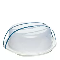 Superline, Contenitore torte 30 cm. bianco/blu - Emsa