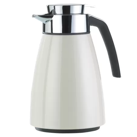 Bell, Caraffa termica quicktip 1,5 lt. bianco metallizzato - Emsa