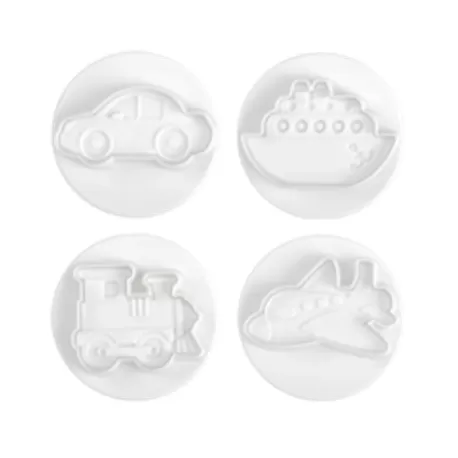 Stampo espulsione mezzi di trasporto 4 pz. 60 mm.