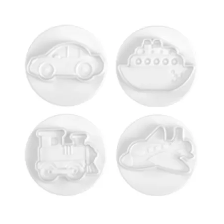 Stampo espulsione mezzi di trasporto 4 pz. 60 mm.