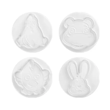 Stampo espulsione animali 4 pz. 80 mm.