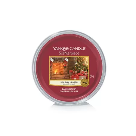 Holiday Hearth, Ricarica MeltCup per profumatore elettrico Scenterpiece - Yankee Candle