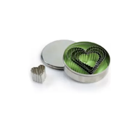 Tagliapasta cuore festonato 5 pezzi