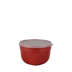 Superline, Contenitore salvafreschezza rotondo alto 0,6 lt. Rosso - Emsa