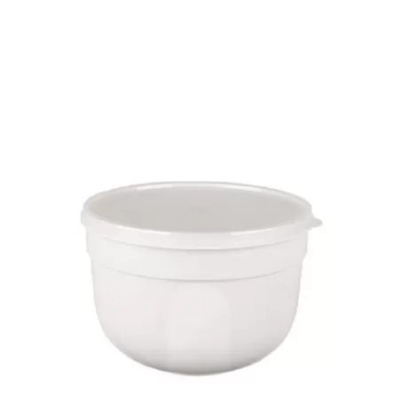 Superline, Contenitore salvafreschezza rotondo alto 1,25 lt. Bianco - Emsa