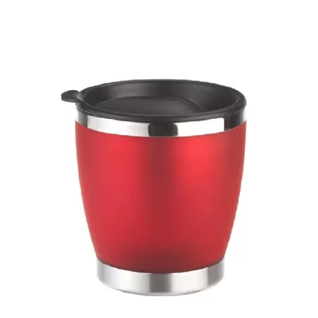 City Cup, Bicchiere termico 0,2lt. Acc/Rosso Tr - Emsa