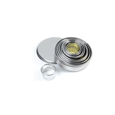 Tagliapasta cerchi festonati 9 pezzi