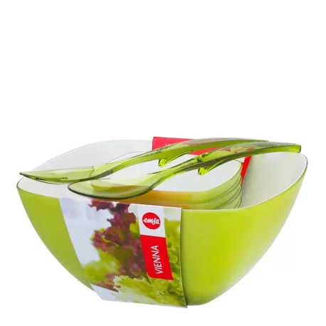 Vienna, Set da insalata 6 pezzi verde chiaro - Emsa