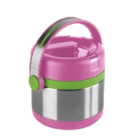 Mobility Kids, Portavivande termico 0,35 lt. Fucsia/verd - Emsa