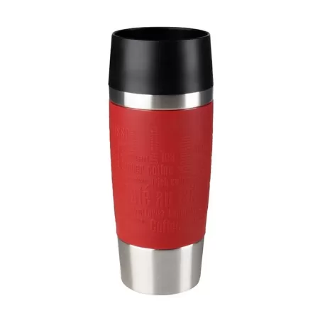 Travel Mug, Bicchiere termico 0,36 lt. Fascia silicone - Emsa