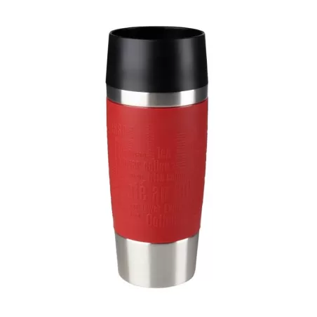 Travel Mug, Bicchiere termico 0,36 lt. Fascia silicone - Emsa