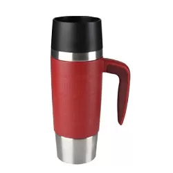 Travel Mug Handle, Bicchiere termico 0,36 lt. Rosso - Emsa