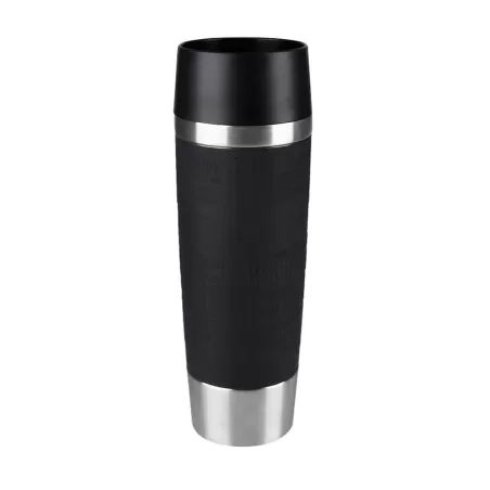 Travel Mug, Grande bicchiere termico 0,5 lt. Fascia silicone  - Emsa