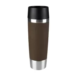 Travel Mug, Grande bicchiere termico 0,5 lt. Fascia silicone  - Emsa
