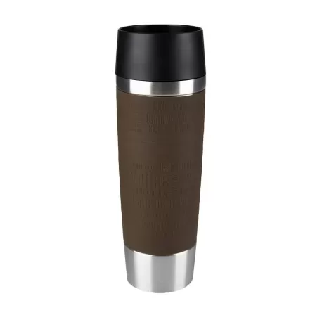 Travel Mug, Grande bicchiere termico 0,5 lt. Fascia silicone  - Emsa